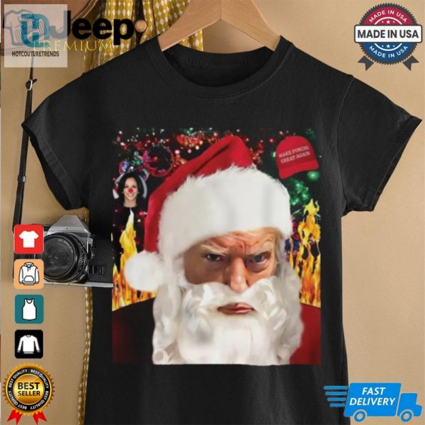 Official Trump Santa Mugshot 2024 Christmas Shirt hotcouturetrends 1 1