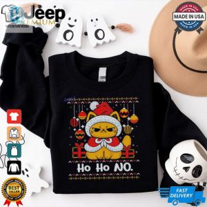 Cat Ho Ho No Christmas Outfit Shirt hotcouturetrends 1 2