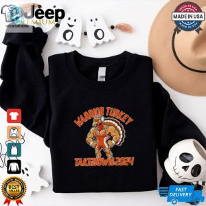 Official Thanksgiving Warrior Turkey Takedown 2024 Shirt hotcouturetrends 1 2