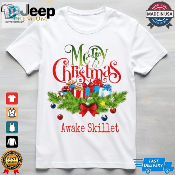 Merry Christmas Awake Skillet Shirt hotcouturetrends 1 3