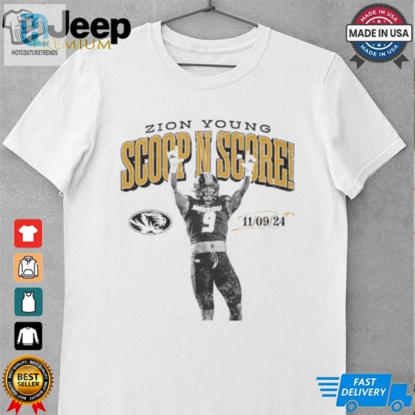 Zion Young Missouri Tigers Scoop N Score 11 09 24 Graphic T Shirt hotcouturetrends 1 1