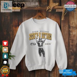 Zion Young Missouri Tigers Scoop N Score 11 09 24 Graphic T Shirt hotcouturetrends 1 2