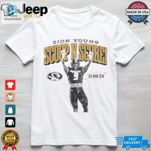 Zion Young Missouri Tigers Scoop N Score 11 09 24 Graphic T Shirt hotcouturetrends 1 3