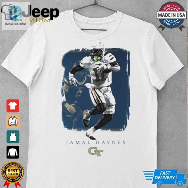 Georgia Tech Yellow Jackets Football 11 Jamal Haynes Graphic T Shirt hotcouturetrends 1 1