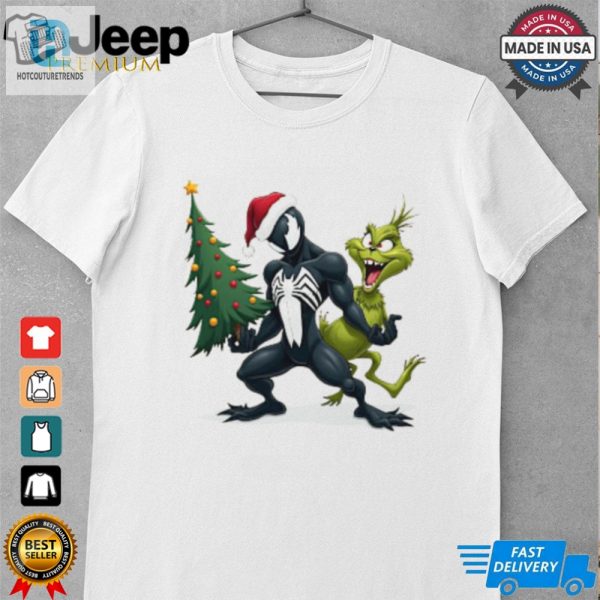 Venom And Grinchs Mischievous Christma T Shirt hotcouturetrends 1 1