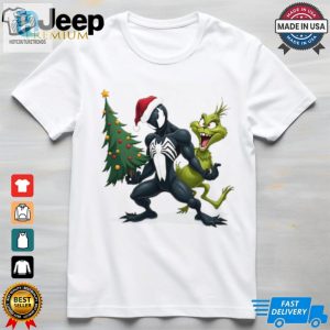 Venom And Grinchs Mischievous Christma T Shirt hotcouturetrends 1 3