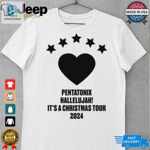 Pentatonix Hallelujah Its A Christmas Tour 2024 Tee Shirt hotcouturetrends 1 1