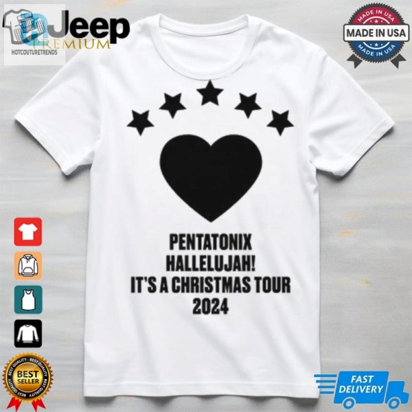 Pentatonix Hallelujah Its A Christmas Tour 2024 Tee Shirt hotcouturetrends 1 3