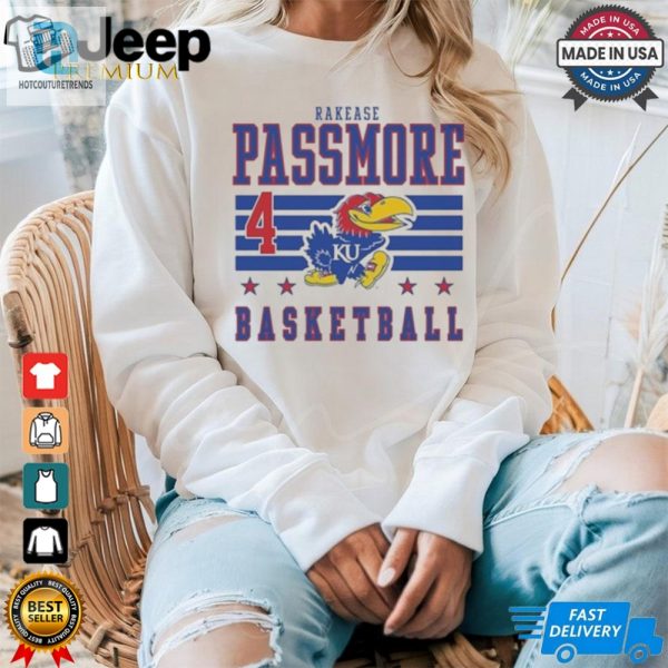 Official Rakease Passmore Kansas Jayhawks Baseball Rally Nil Striped Shirt hotcouturetrends 1