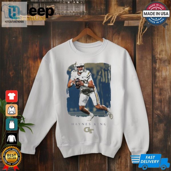 Georgia Tech Yellow Jackets Football 10 Haynes King Graphic T Shirt hotcouturetrends 1 2