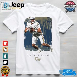 Georgia Tech Yellow Jackets Football 10 Haynes King Graphic T Shirt hotcouturetrends 1 3