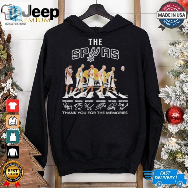 Official The Spurs Thank You For The Memories 2D T Shirt hotcouturetrends 1