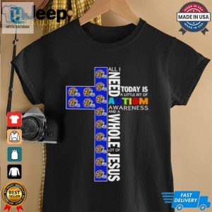 Cleveland Browns All I Need Today Is A Little Bit Of Autism Awareness And A Whole Lot Of Jesus Shirt hotcouturetrends 1 2