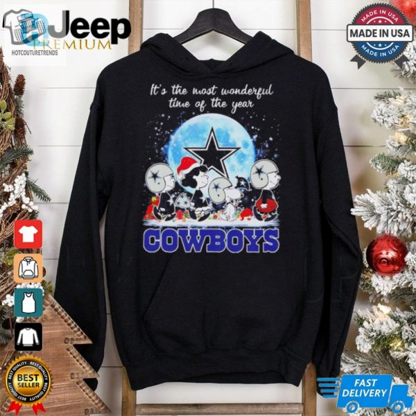 Peanuts Cowboys Its The Most Wonderful Time Of The Year Christmas Shirt hotcouturetrends 1