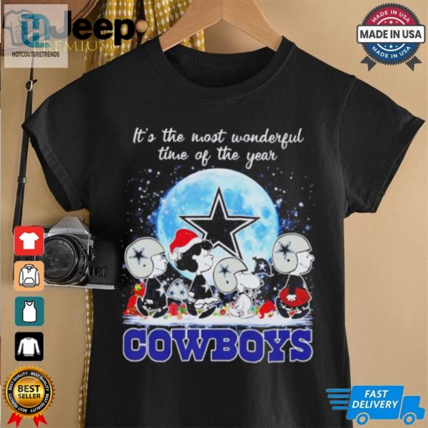 Peanuts Cowboys Its The Most Wonderful Time Of The Year Christmas Shirt hotcouturetrends 1 2