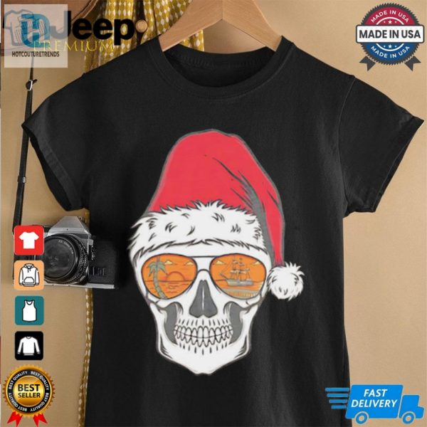 Tampa Bay Santa Skull Christmas Shirt hotcouturetrends 1 2