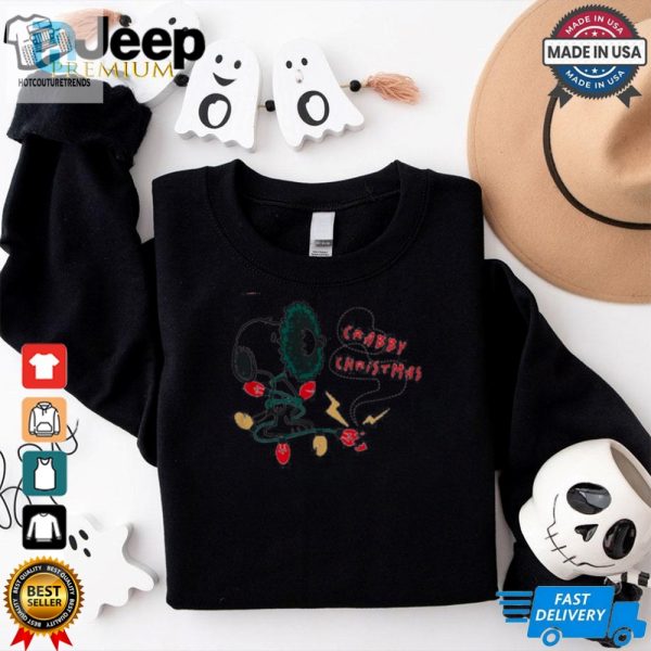 Peanuts Snoopy Crabby Christmas Wreath Shirt hotcouturetrends 1 1