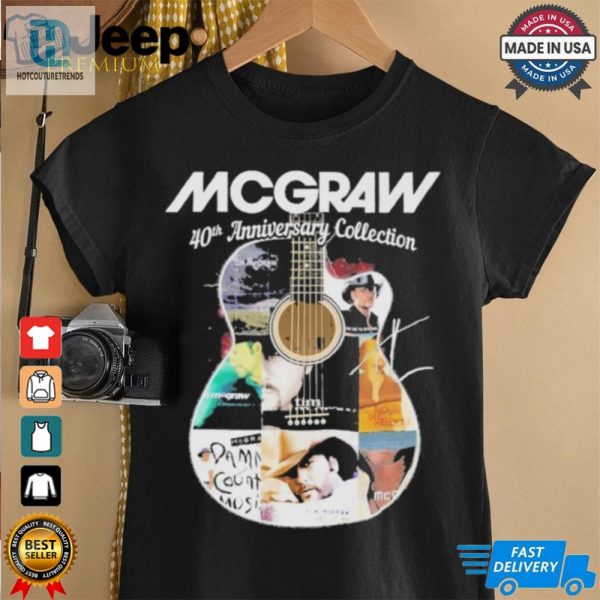 Official Tim Mcgraw 40Th Anniversary Collection Signature T Shirt hotcouturetrends 1 2