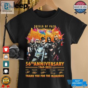 Official Judas Priest 2024 Shield Of Pain Tour 56 Years Of Metal Legends T Shirt hotcouturetrends 1 2