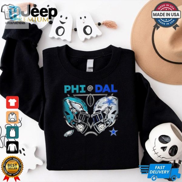 Official Philadelphia Eagles Vs Dallas Cowboys 2024 Gameday Football Matchup T Shirt hotcouturetrends 1 1