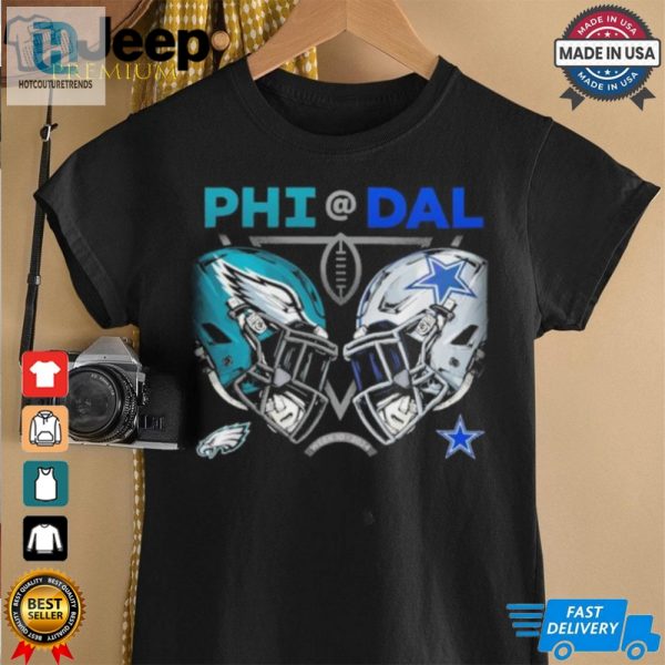 Official Philadelphia Eagles Vs Dallas Cowboys 2024 Gameday Football Matchup T Shirt hotcouturetrends 1 2