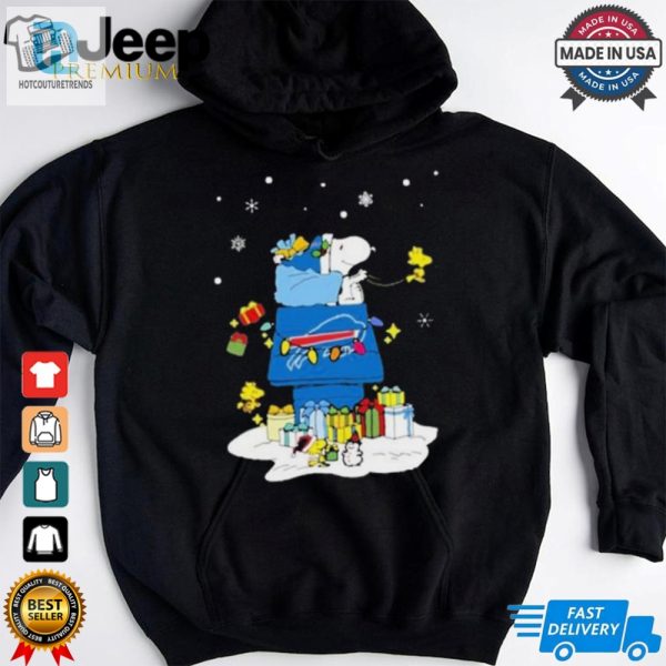 Buffalo Bills Santa Snoopy And Woodstock Wish You A Merry Christmas 2024 T Shirt hotcouturetrends 1 3