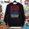 Awesome God Guns And Trump 2024 Election T Shirt hotcouturetrends 1