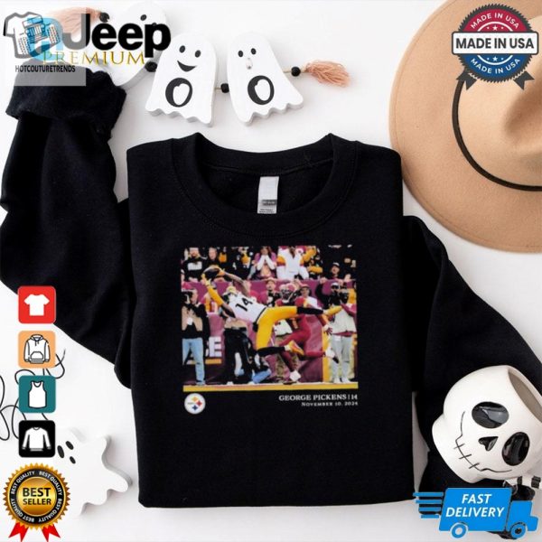 George Pickens 14 November 10 2024 Pittsburgh Steelers Nfl Flash Features Week 10 T Shirt hotcouturetrends 1 1