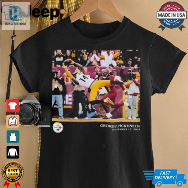 George Pickens 14 November 10 2024 Pittsburgh Steelers Nfl Flash Features Week 10 T Shirt hotcouturetrends 1 2