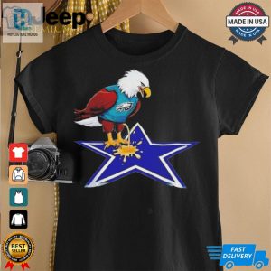 Philadelphia Eagles Peeing Dallas Cowboys Logo Shirt hotcouturetrends 1 2