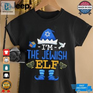 Happy Hanukkah Im The Jewish Elf Family Christmas Shirt hotcouturetrends 1 2