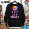 Official Gay In A Manger Christmas Jumper Shirt hotcouturetrends 1