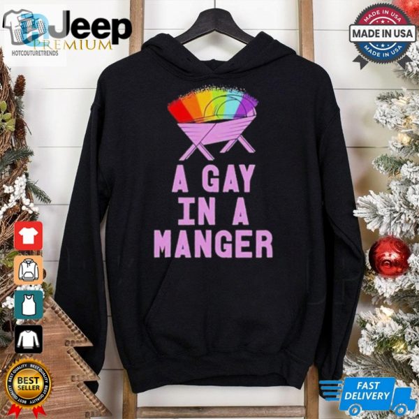 Official Gay In A Manger Christmas Jumper Shirt hotcouturetrends 1