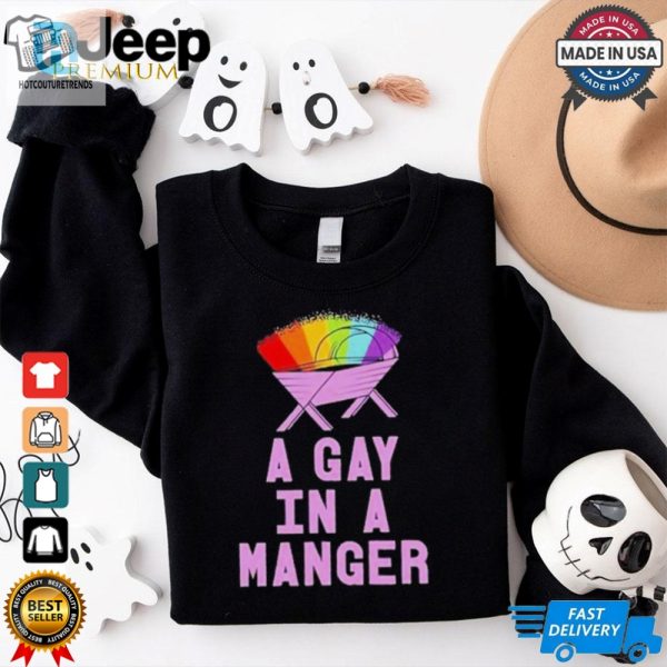 Official Gay In A Manger Christmas Jumper Shirt hotcouturetrends 1 1