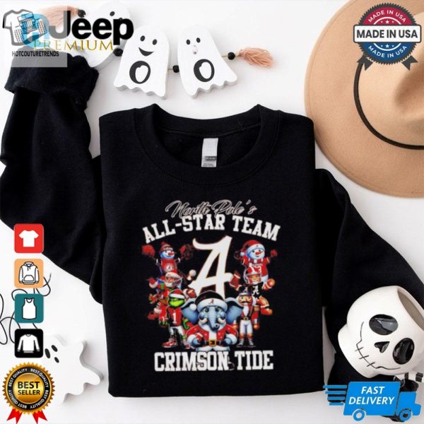 North Poles All Star Team Crimson Tide Christmas Shirt hotcouturetrends 1 1