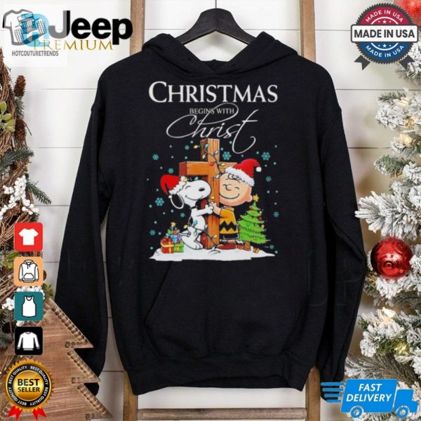 Official Christmas Begins With Christ 2024 Shirt hotcouturetrends 1