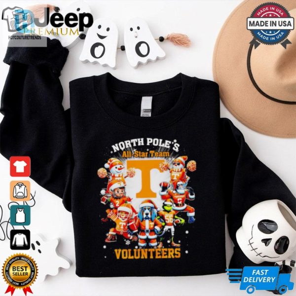 North Poles All Star Team Tennessee Volunteers Christmas Shirt hotcouturetrends 1 1