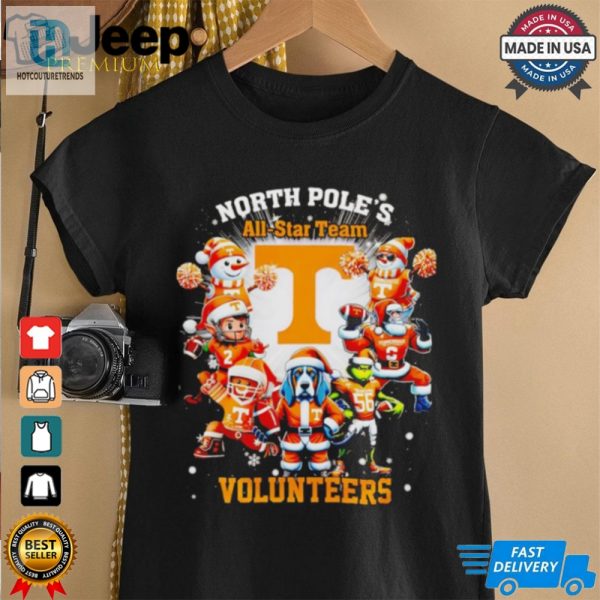 North Poles All Star Team Tennessee Volunteers Christmas Shirt hotcouturetrends 1 2