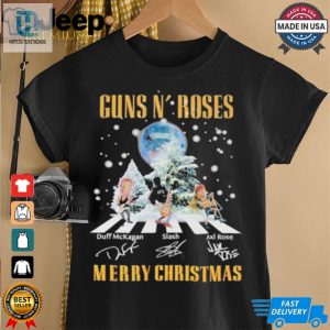 Official Guns N Roses Merry Christmas 2024 Happy Holidays T Shirt hotcouturetrends 1 2