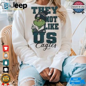 The Grinch Philadelphia Eagles They Not Like Us Eagles T Shirts hotcouturetrends 1 3