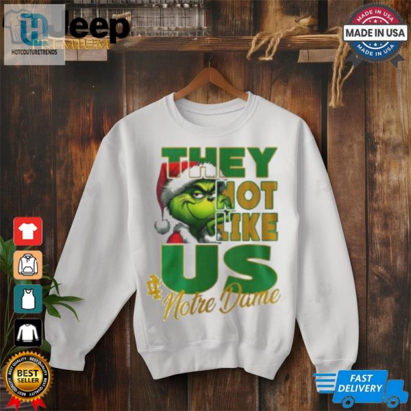 Grnch Fighting Irish They Not Like Us Shirt hotcouturetrends 1 1