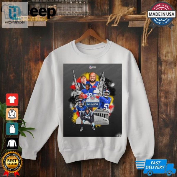 Nfl 2024 International Games Giants And Panthers In Munich Game Poster T Shirt hotcouturetrends 1 1