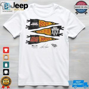 Official 2024 Nascar Cup Series Champion Team Penske Joey Logano Signature Shirt hotcouturetrends 1 2