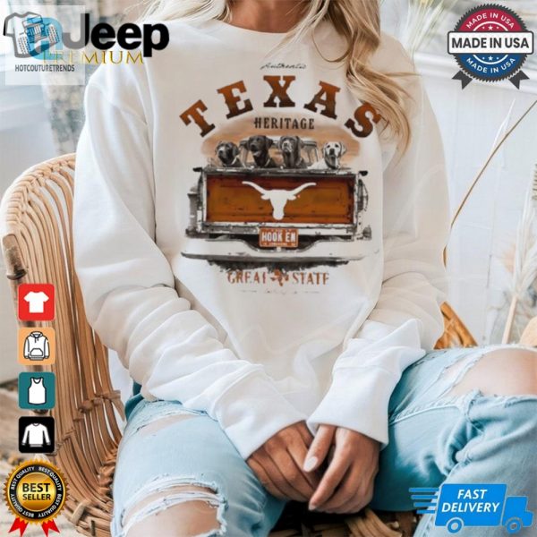 Texas Longhorns Labs In Truck Hook Em Shirt hotcouturetrends 1 3