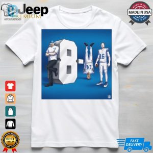 Nfl Detroit Lions Are 8 1 Houston Texas Amon Ra St. Brown Headstand Celly Poster T Shirt hotcouturetrends 1 2