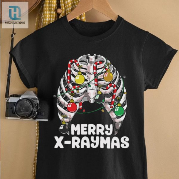 Merry Xraymas Creepy Christmas Ribcage Skeleton Xmas Shirt hotcouturetrends 1