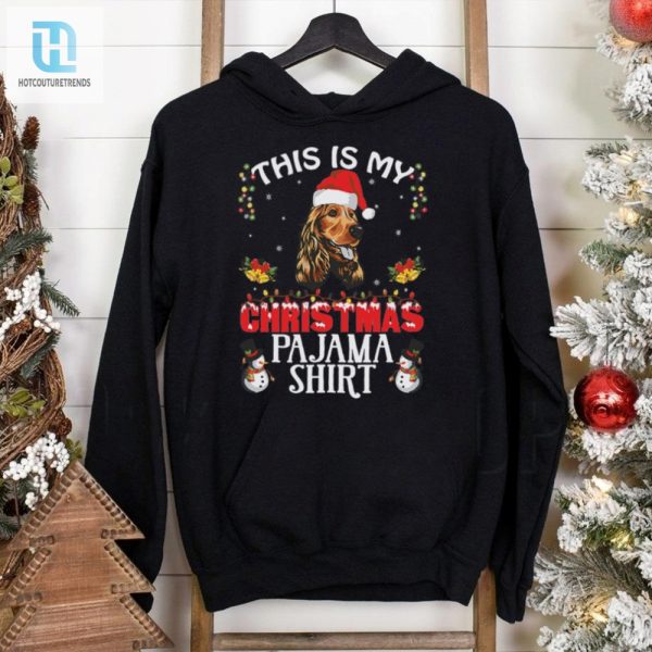 This Is My Christmas Pajama Cocker Spaniel Santa Shirt hotcouturetrends 1 2