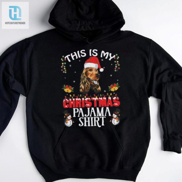 This Is My Christmas Pajama Cocker Spaniel Santa Shirt hotcouturetrends 1 3