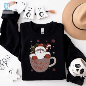 Merry And Bright Christmas Cute Santa Funny Family Xmas Shirt hotcouturetrends 1 1