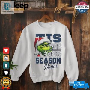 Official Dallas Cowboys Tis The Cowboys Season Dallas Grinch Christmas Shirt hotcouturetrends 1 2